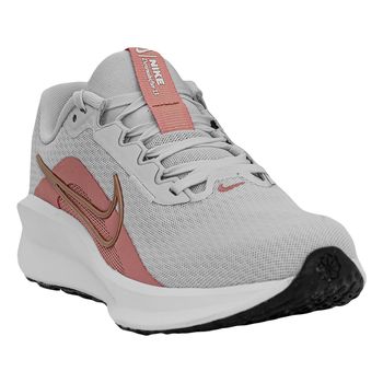 Tenis-de-Corrida-Cinza-e-Rose-Downshifter-13-|-Nike-Tamanho--34---Cor--CINZA-0